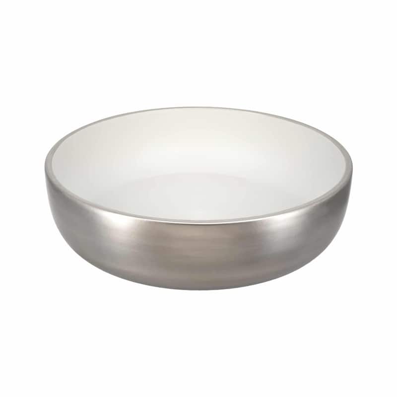 Bliss Fireclay Vessel Bathroom Sink - 16" x 16" x 4.5"