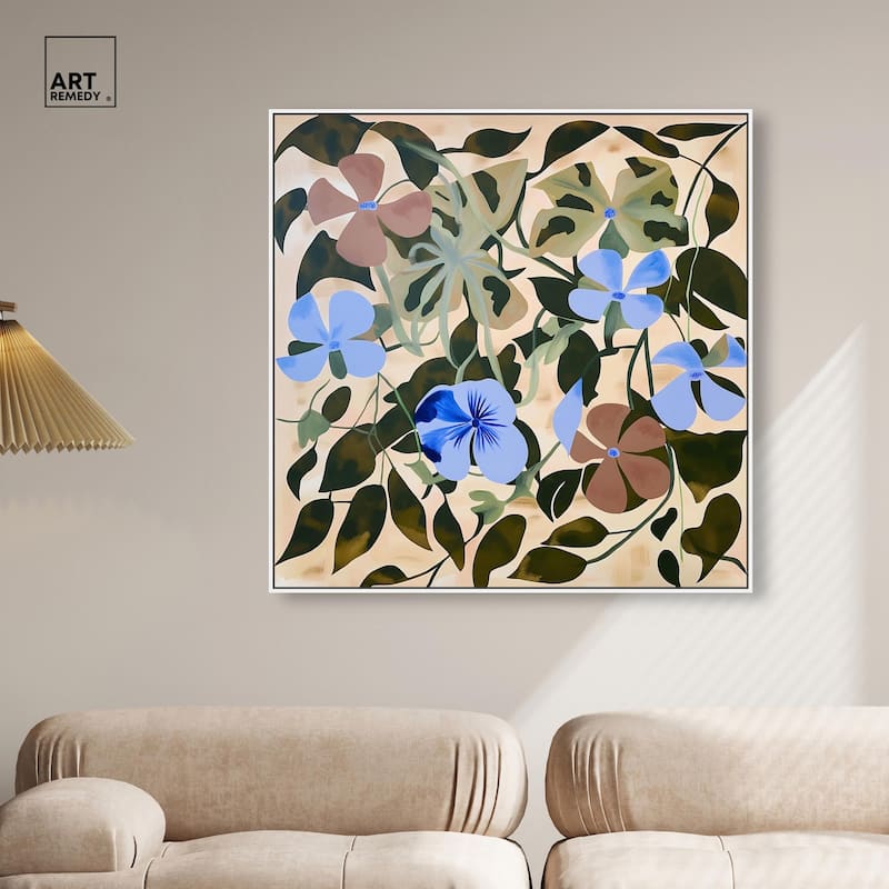 Rhythmic Blooms Canvas by Art Remedy