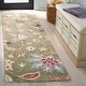 preview thumbnail 4 of 25, SAFAVIEH Handmade Jardin Sibila Country Wool Rug 2'3" x 7' Runner - Green/Blue - Runner