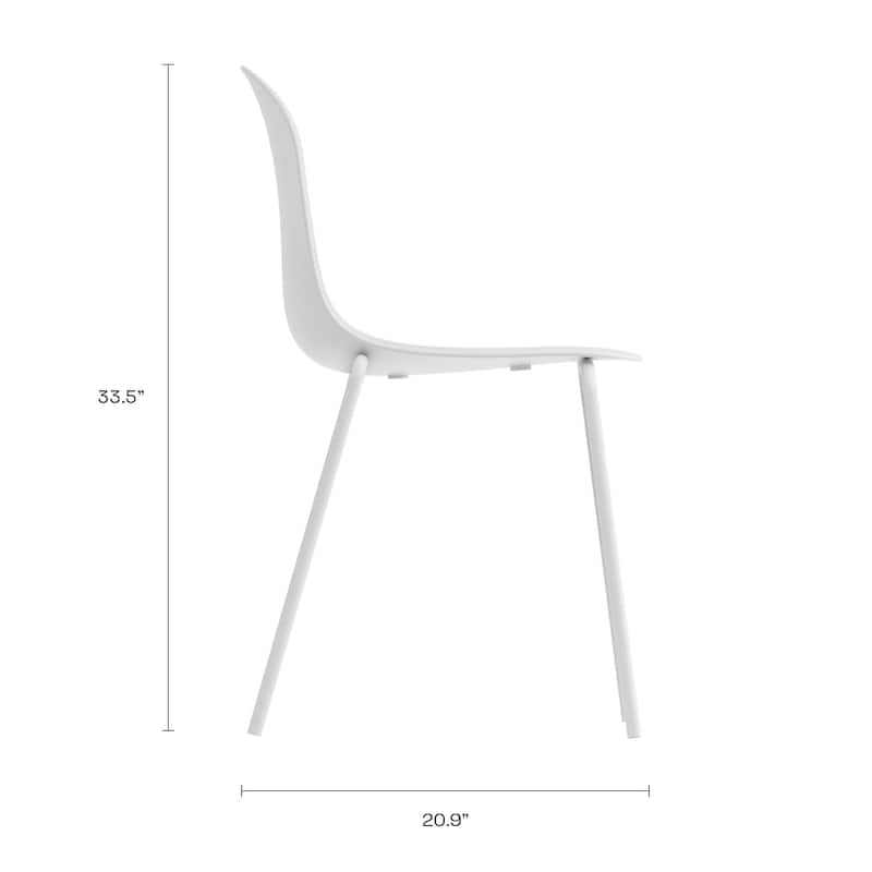 Serena Set of 4 Stackable Dining Chairs