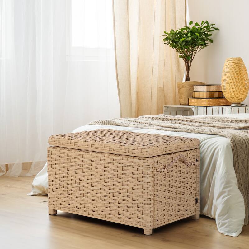 happimess Jacob 30" Wicker Storage Trunk