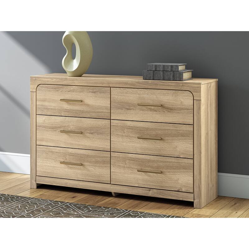 Signature Design by Ashley Prandefort Light Brown Dresser