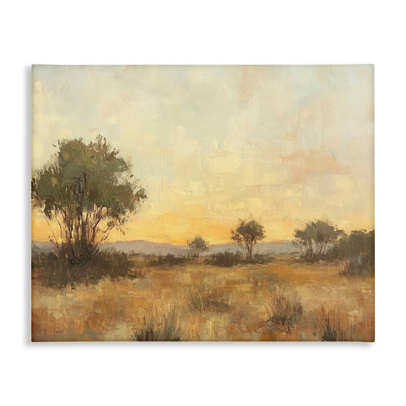 Stupell Honey Hued Horizon Canvas Wall Art Design By Petal Prints Design - 20 x 16