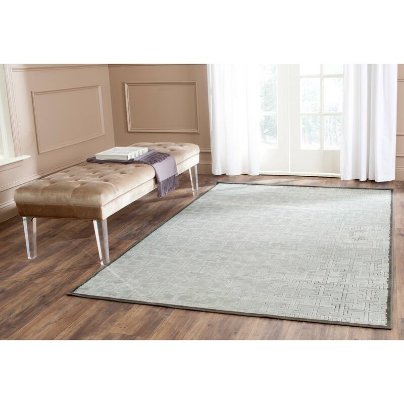 SAFAVIEH Paradise Elenor Modern Viscose Rug - 8' x 11'2" - Charcoal/Multi