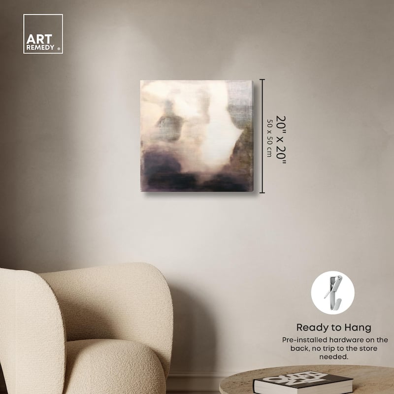 Pale Taupe I Canvas by Art Remedy, Gallery Wrapped