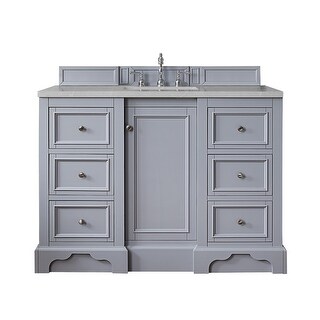James Martin Vanities De Soto 48" Single Vanity, Silver Gray
