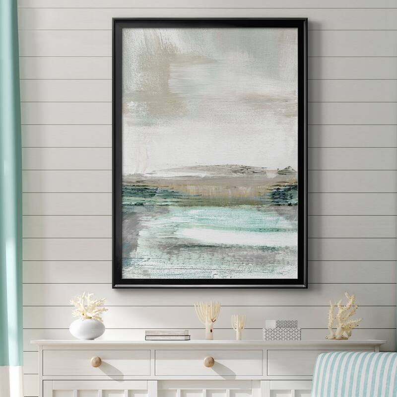 Summer Teal I Premium Framed Print - Ready to Hang