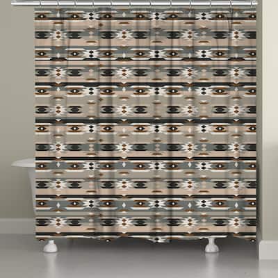 Laural Home Mesa Gray Shower Curtain
