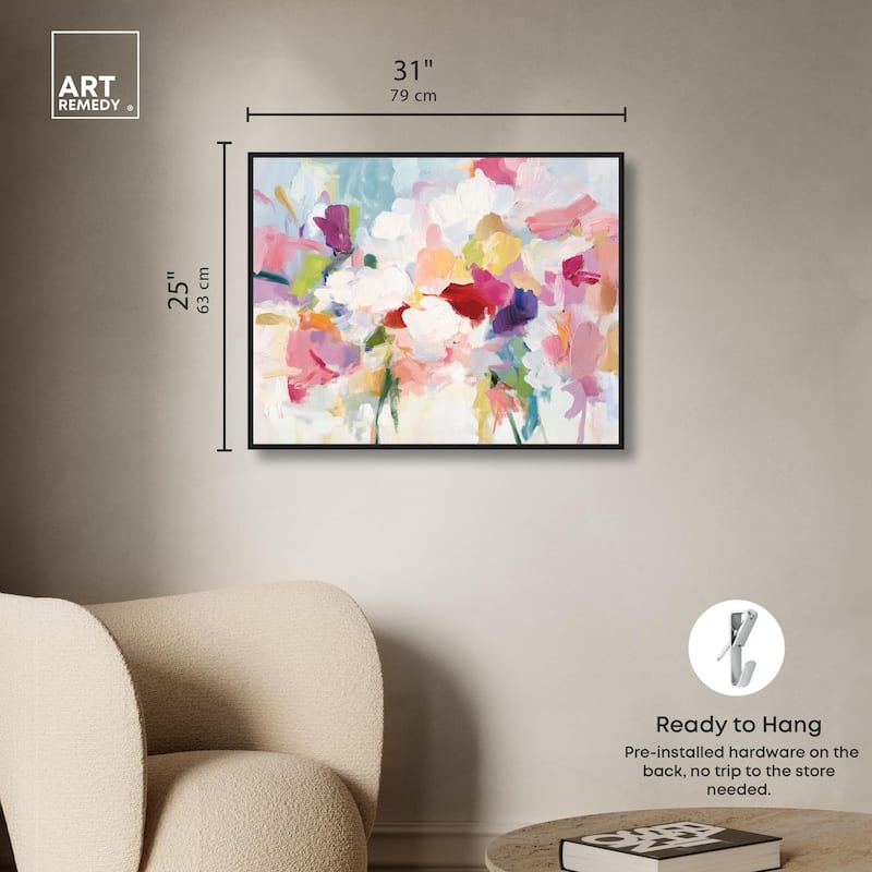 Saturated Colors II Canvas by Art Remedy