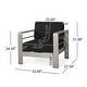 preview thumbnail 18 of 43, Cape Coral Outdoor Club Chairs with Optional Sunbrella Cushions (Set of 2) by Christopher Knight Home