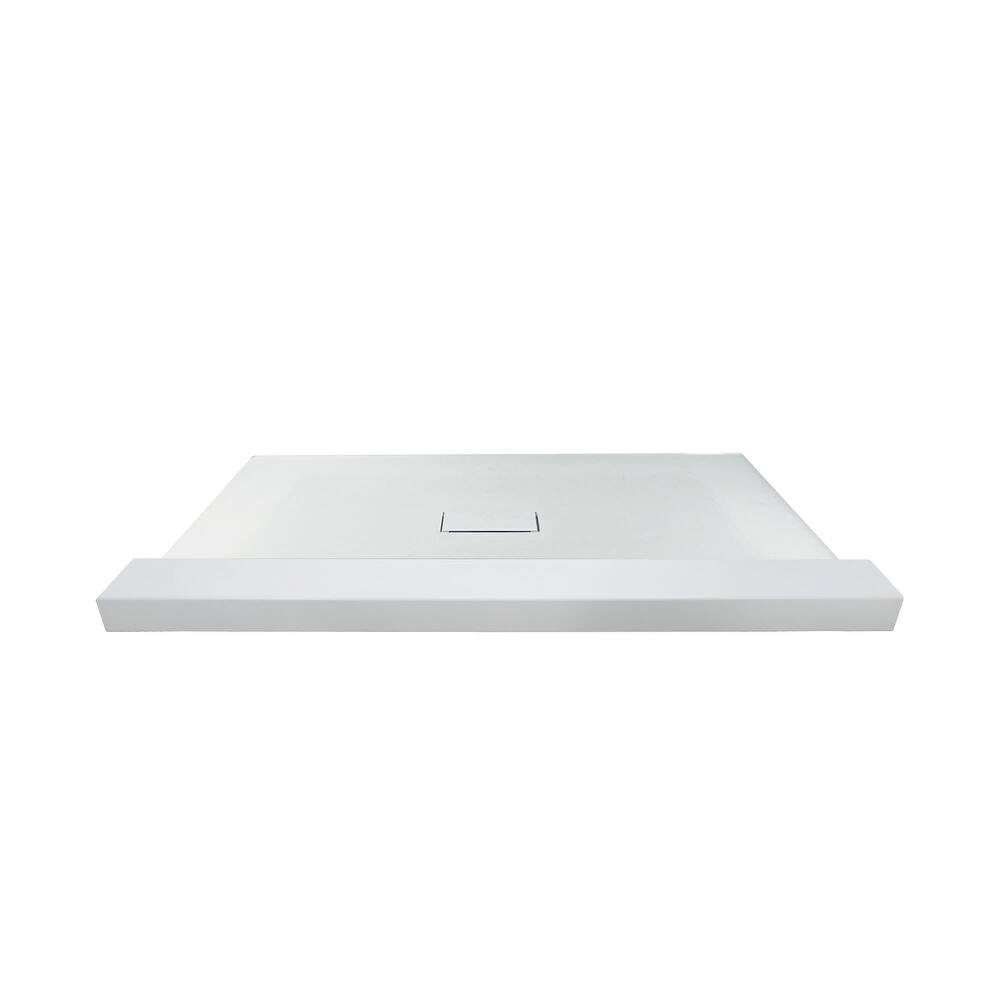 Transolid FZST5140C 51-3/16" x 40-1/2" Rectangular Shower Base with