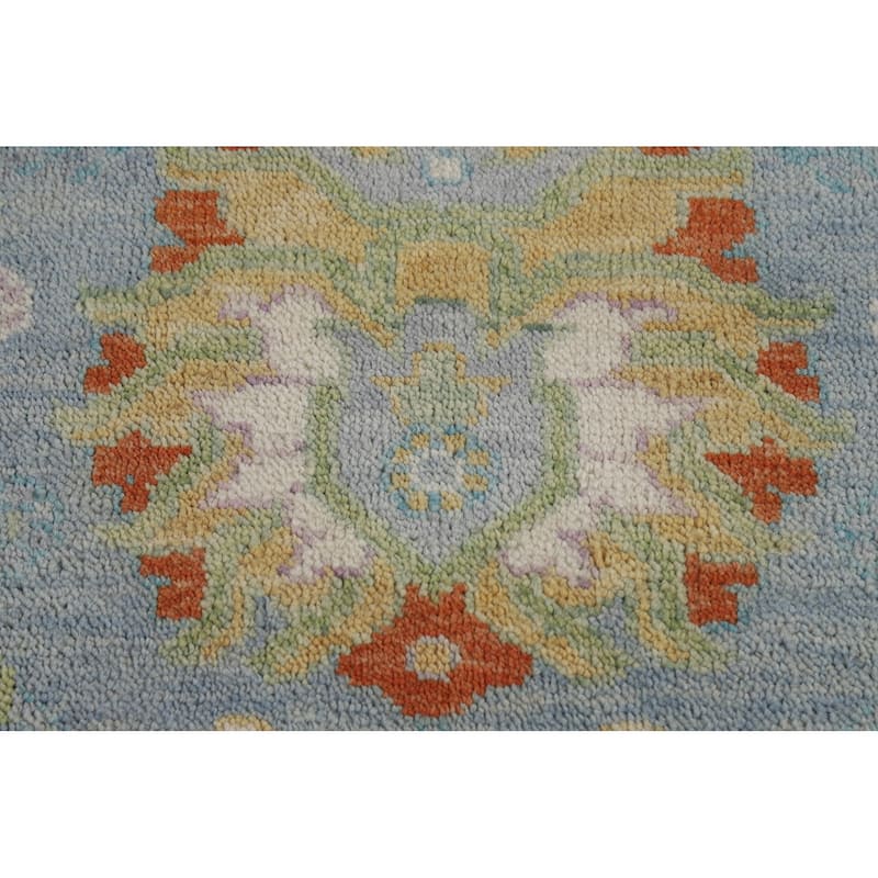 Oushak Oriental Area Rug Handmade Wool Carpet - 7'11"x 9'11"