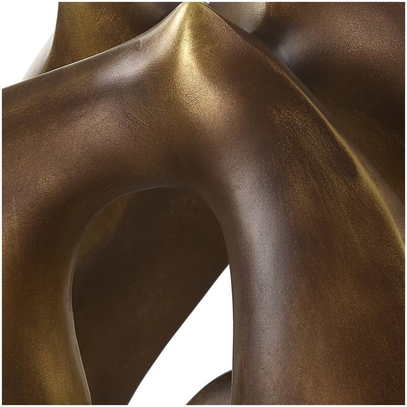 Uttermost 18193 Celestial Flow 13-1/4" Tall Polyresin Abstract Table