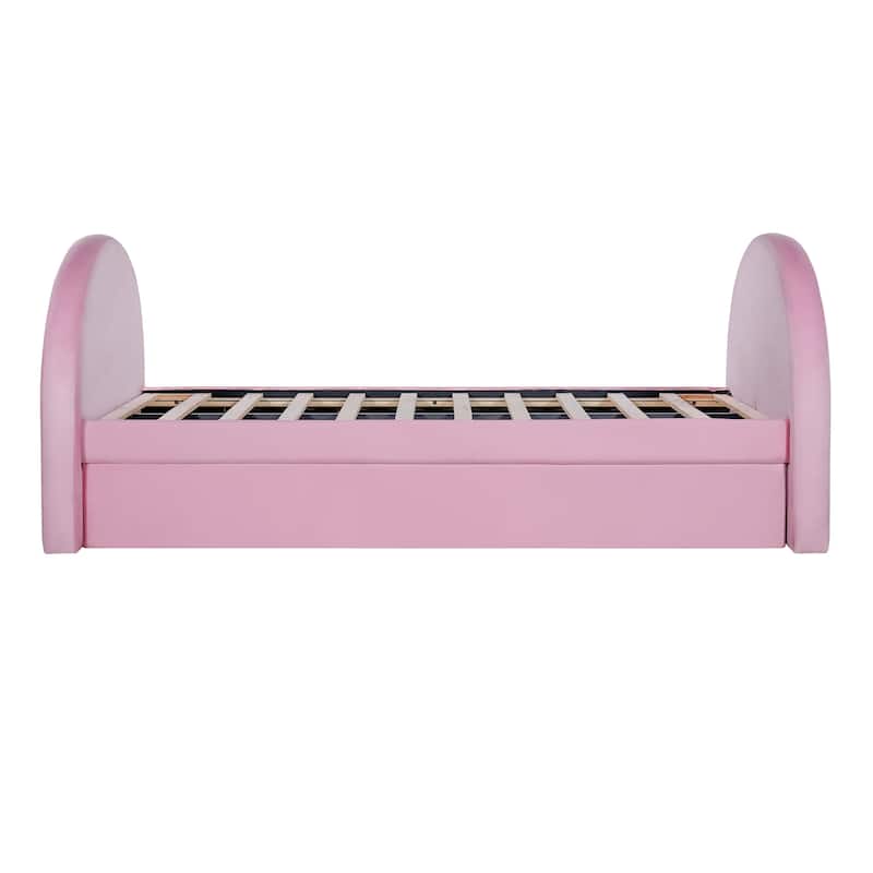 Christopher Knight Home - Modern Upholstered Velvet Daybed with Pull-Out Trundle