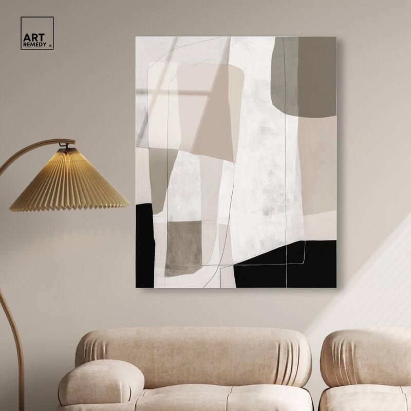 Neutral Forms II Acrylic by Art Remedy, Ready to Hang