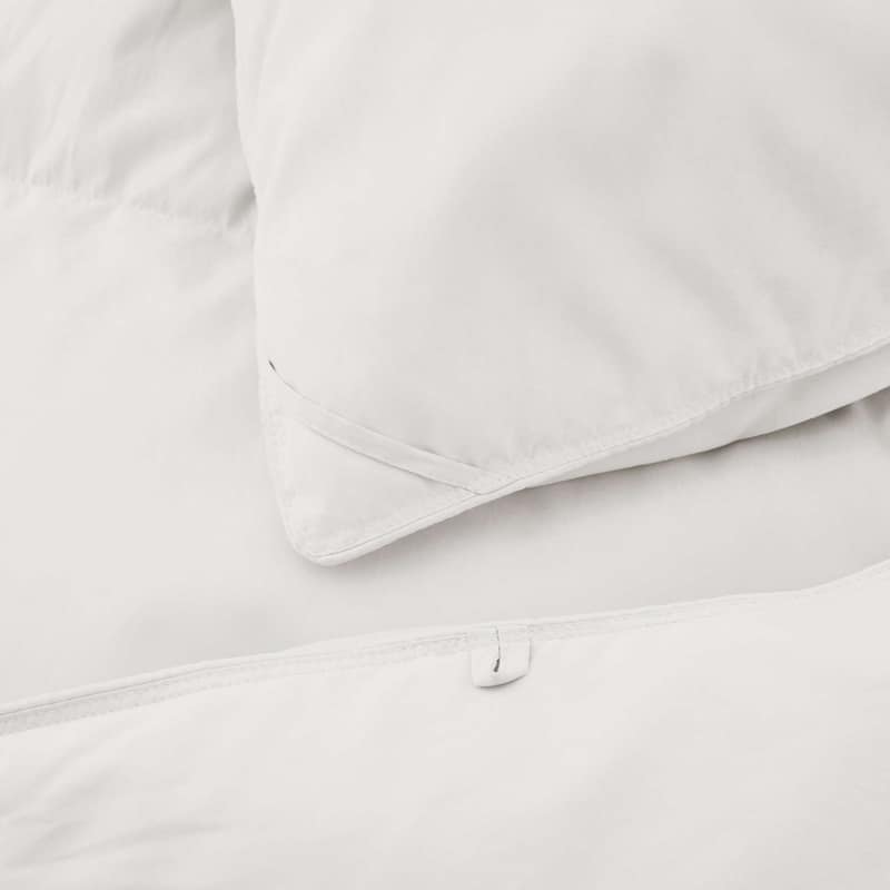 Medium Warmth All Season 600 Fill Power White Goose Feather Down Comforter Duvet Insert