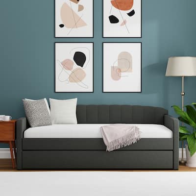 Scalloped Daybed with Trundle