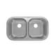 preview thumbnail 40 of 50, Sinber Undermount Double Bowl 304 Stainless Steel Kitchen Sink