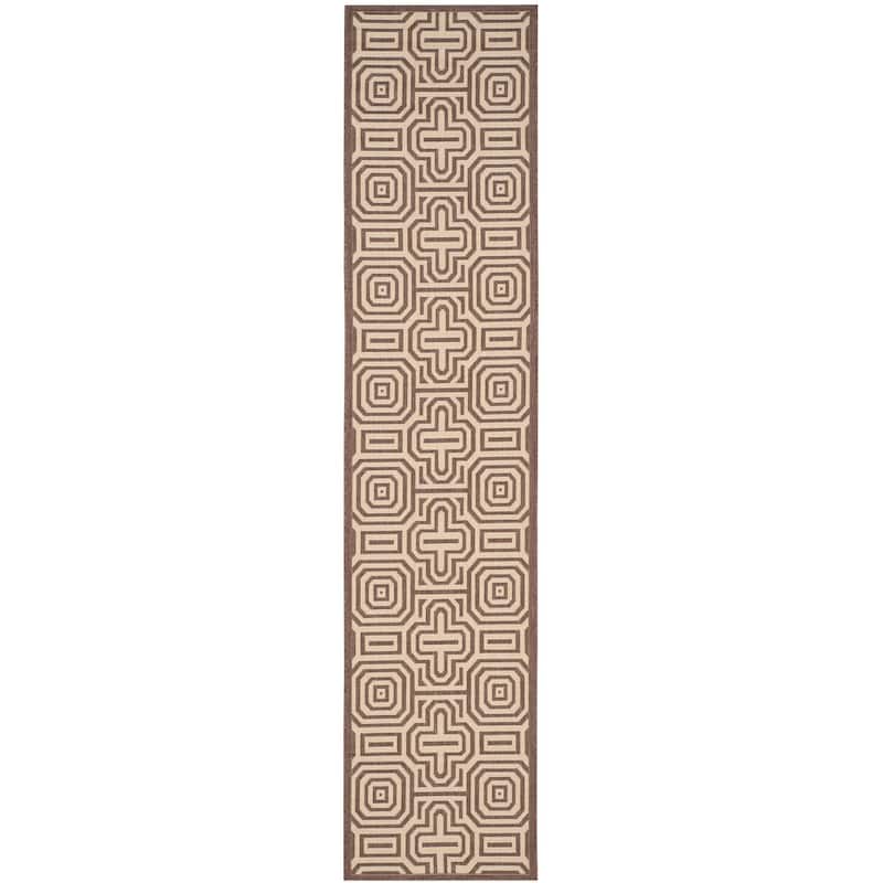 SAFAVIEH Courtyard Billye Indoor/ Outdoor Waterproof Patio Backyard Rug