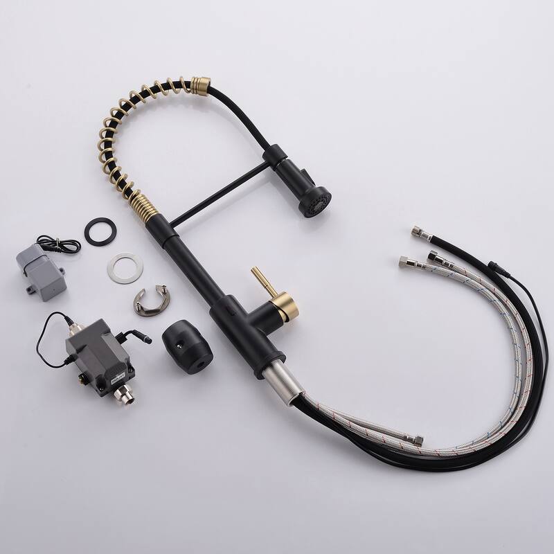 Topcraft Touchless Single Handle Pulldown Sprayer Kitchen Faucet