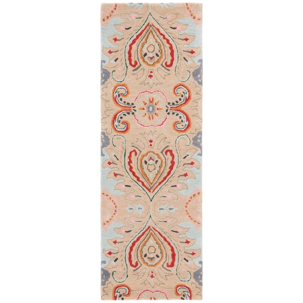 SAFAVIEH Handmade Bella Manjulata Floral Wool Rug