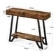 preview thumbnail 8 of 6, 40.5 Inches Small Narrow Console Table with 2-Tier Storage Shelf - 40.5" W x 11.81" D x 31.5" H