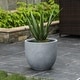 preview thumbnail 39 of 48, Round MgO Indoor / Outdoor Planter LARGE - Light Grey