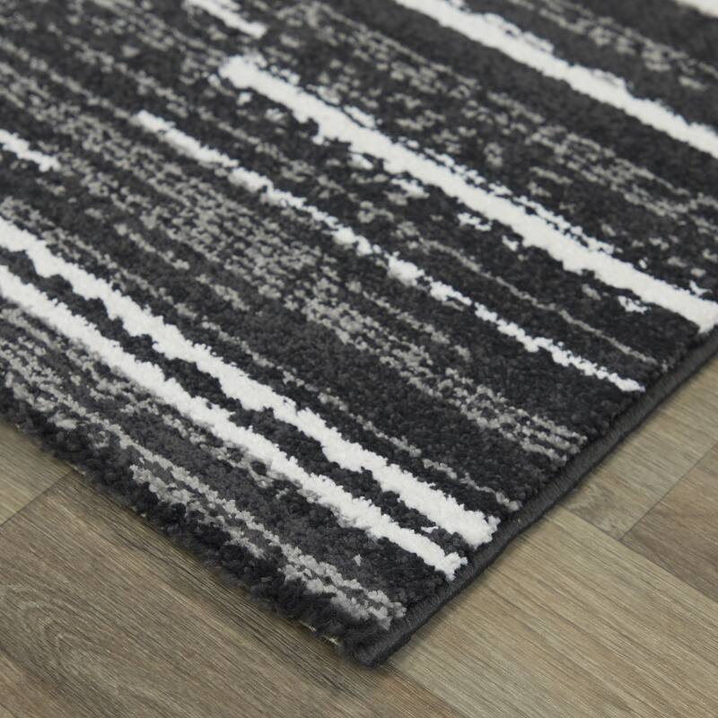 Georges Modern Striped Area Rug