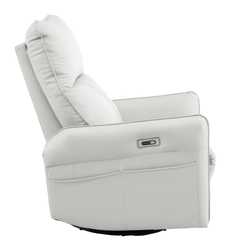 270° Swivel Rocker Power Recliner with USB Ports