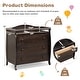 preview thumbnail 17 of 34, Costway 3 Drawer Baby Changing Table Infant Diaper Changing Station - See Details