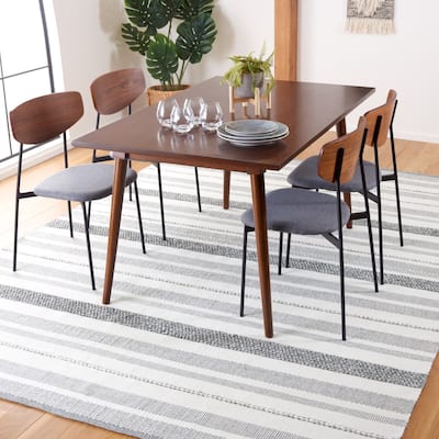 SAFAVIEH Handmade Kilim Dotchka Farmhouse Stripe Rug