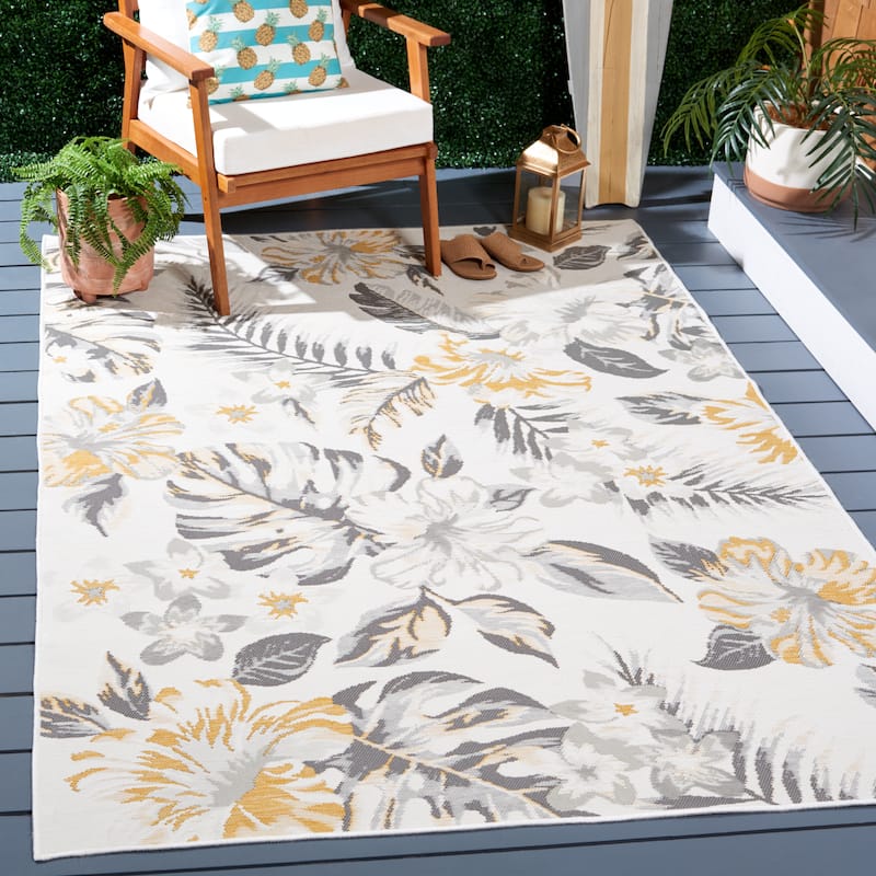 SAFAVIEH Sunrise Todosia Indoor/Outdoor Waterproof Rug - 4' x 5'7"