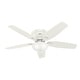 preview thumbnail 2 of 17, Hunter 52" Kenbridge Low Profile Ceiling Fan with LED Light Kit and Pull Chain