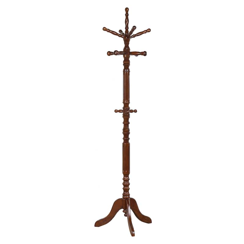Achelle 11 Hook Freestanding Coat Rack Hanger - Tobacco
