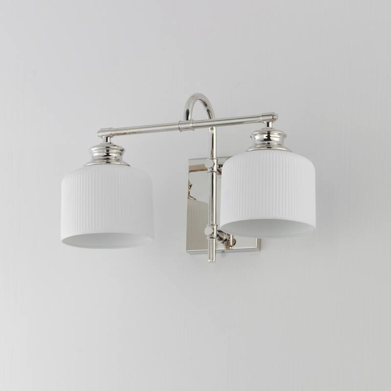 Maxim 21492WT Bisque 2 Light 10" Tall Wall Sconce