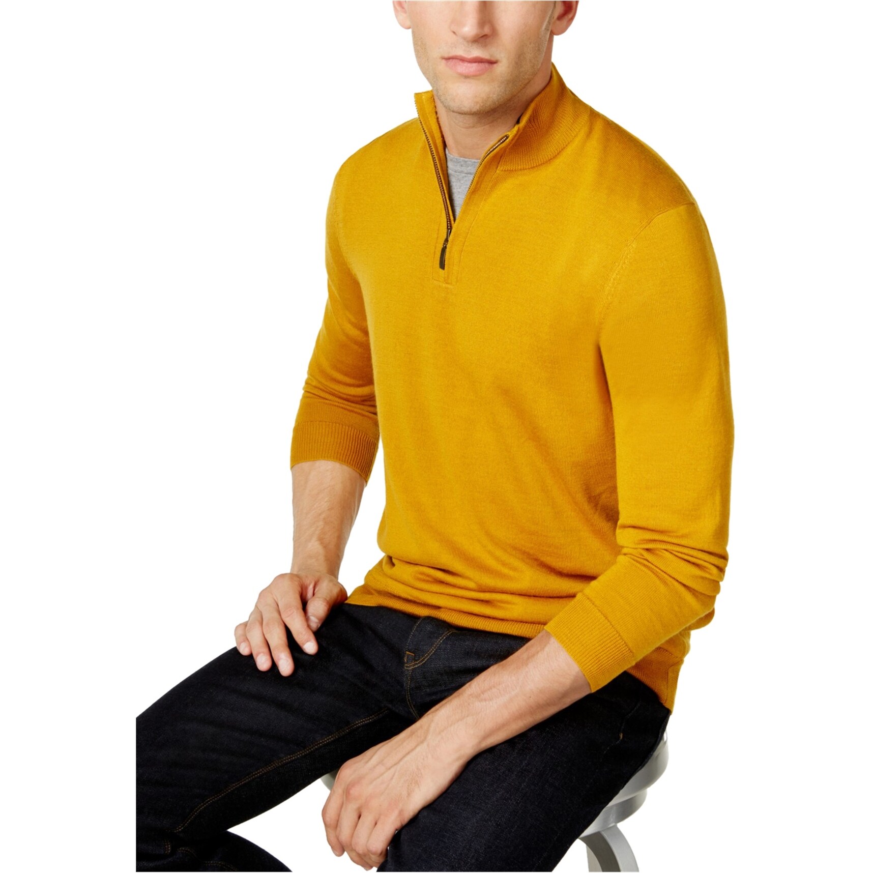 Club Room Mens Ls Knit Pullover Sweater