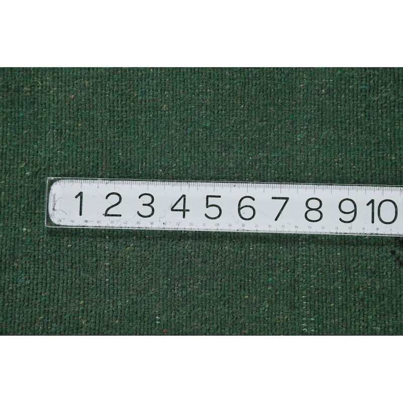 Hand Knotted Oriental 100% Wool Carpet Tribal Tribal Green Gabbeh Area Rug - 7' 10'' X 5' 9''