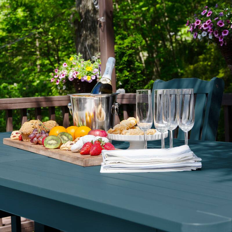 HIGHWOOD 7-Piece Outdoor Dining Set - 42" x 84" Table, Counter-height