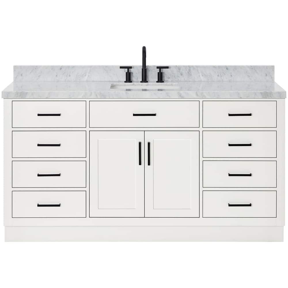 Ariel T067SCWRVO Hepburn 67" Free Standing Single Basin Vanity Set