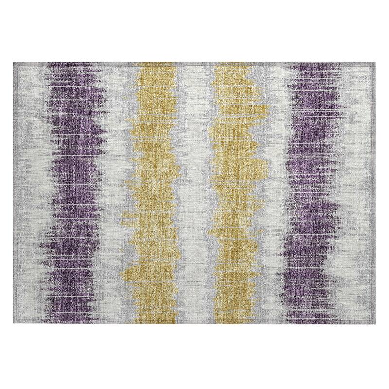 Machine Washable Indoor/ Outdoor Chantille Contemporary Ombre Rug