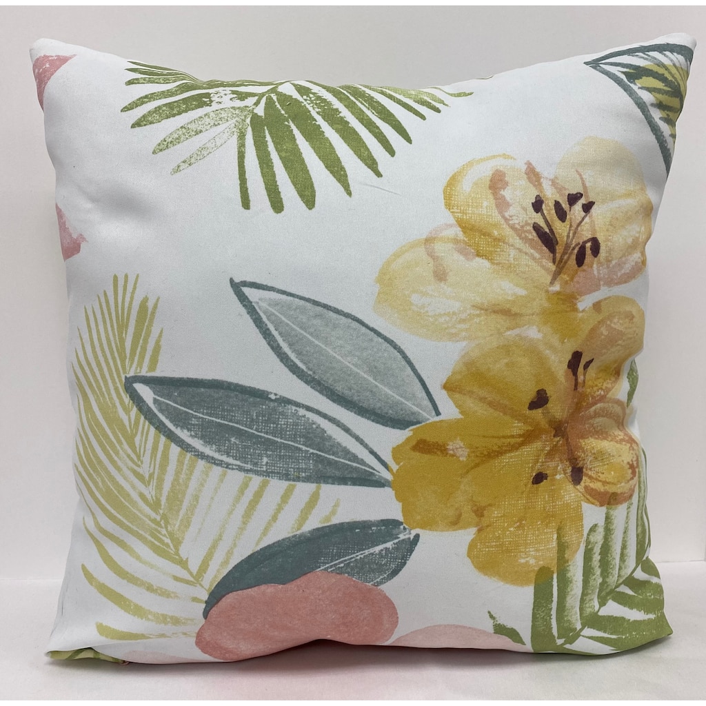 Floral pastel pillow