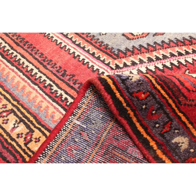 ECARPETGALLERY Hand-knotted Andelz Red Wool Rug - 4'8 x 6'11