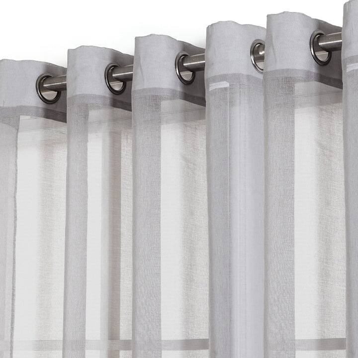 Manhattan Dolly Sheer Grommet Window Curtain Panel, 54x90 Inches - 54 x 90 Inches