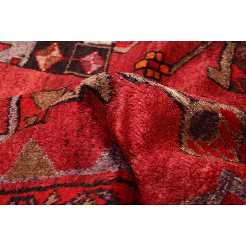ECARPETGALLERY Hand-knotted Andelz Red Wool Rug - 5'5 x 10'2