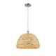 Option Polished Chrome / Natural Rattan
