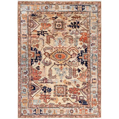 Serapi One-of-a-Kind Hand-Knotted Area Rug - Ivory - 4' 3" x 5' 11"