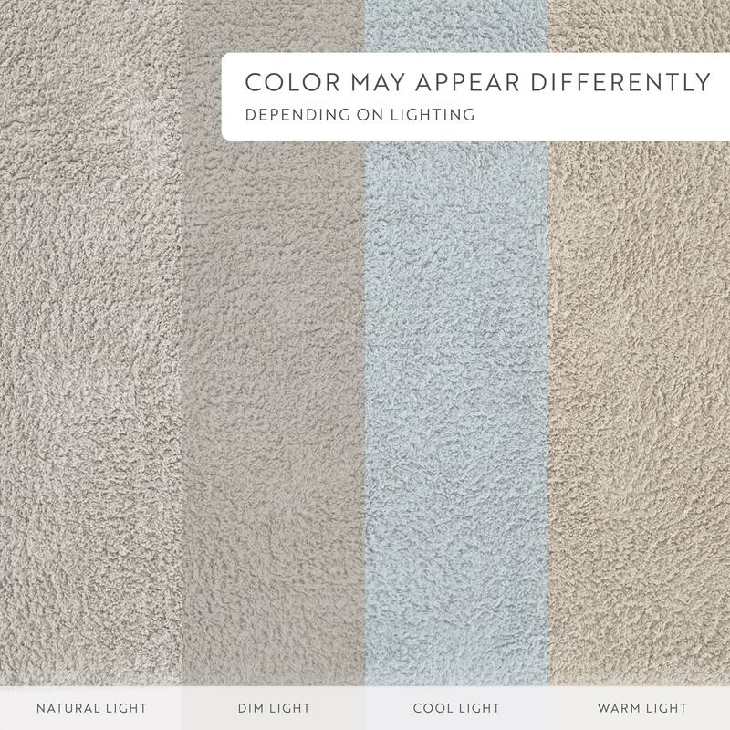 Becky Cameron 100% Cotton Reversible Solid Bath Mat