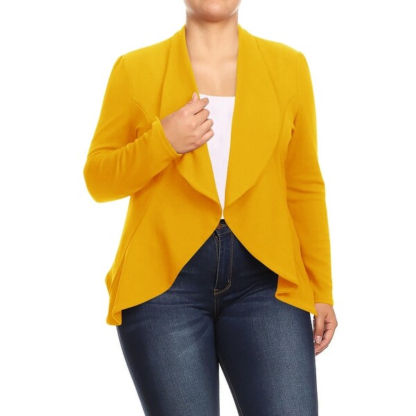 Yellow blazer jacket womens clearance