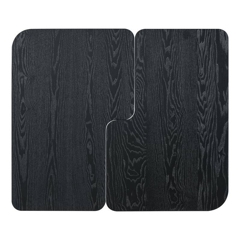 Coffee Table Set for Living Room, Splicing Rectangle Coffee Table with Legs, Small Space Snack Table Combination Table