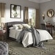preview thumbnail 7 of 43, Fontana Adjustable Diamond-tufted Arched Back Bed by iNSPIRE Q Classic Charcoal Linen - Full